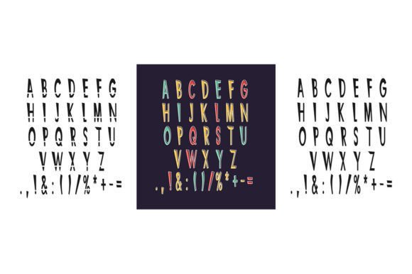 Evaluating the Amusing Black Style Alphabet Set: A Practical Typography Resource