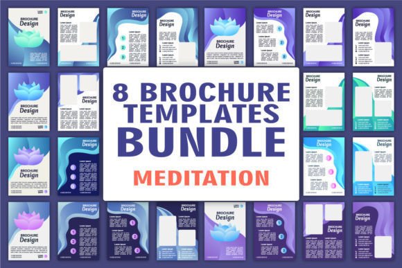 Ready-to-Print Yoga Studio Brochure Templates