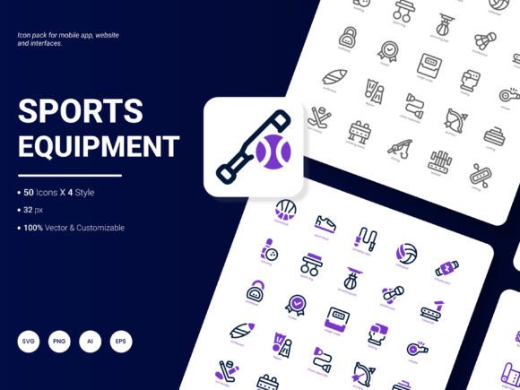 The Ultimate Guide to the Sports Equipment Icon Pack: Enhancing Your Visual Projects