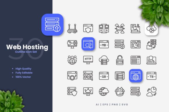 Web Hosting Icons: Integrating Professional Visual Assets into Your Projects